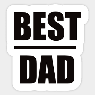 Best dad word Sticker